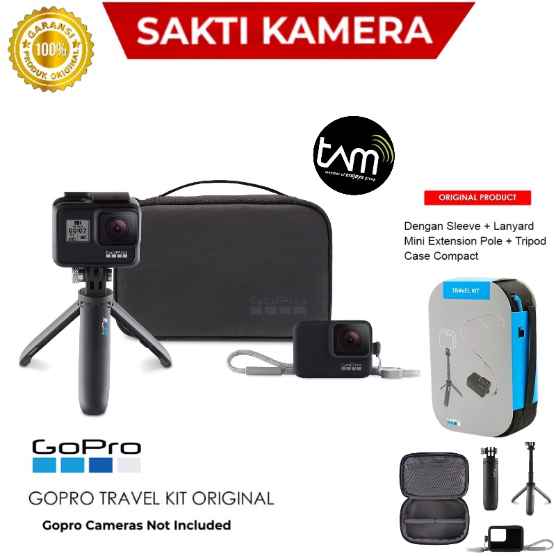 GoPro Travel Kit Set GoPro Aksesoris Original / gopro travel kit