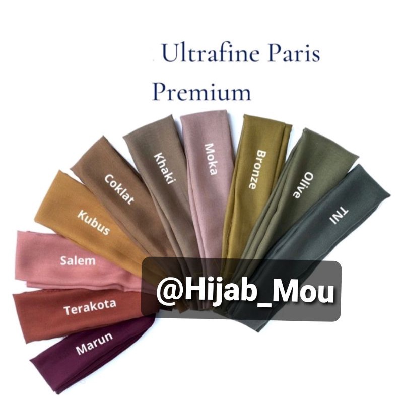 Hijab Voal Viena Ultrafine Paris Premium Segiempat