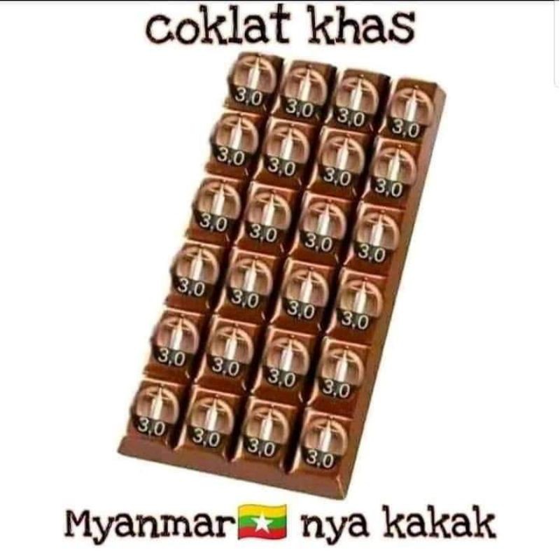 

Coklat Myanmar (tidak untuk dibeli)