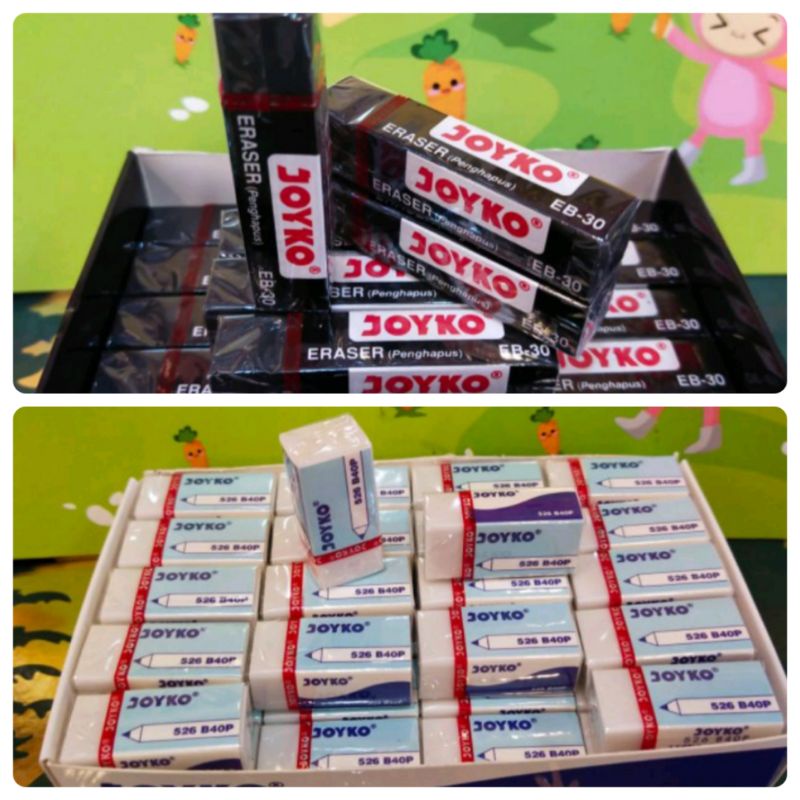 PENGHAPUS JOYKO HITAM/PENGHAPUS JOYKO PUTIH/HAPUSAN PENSIL JOYKO