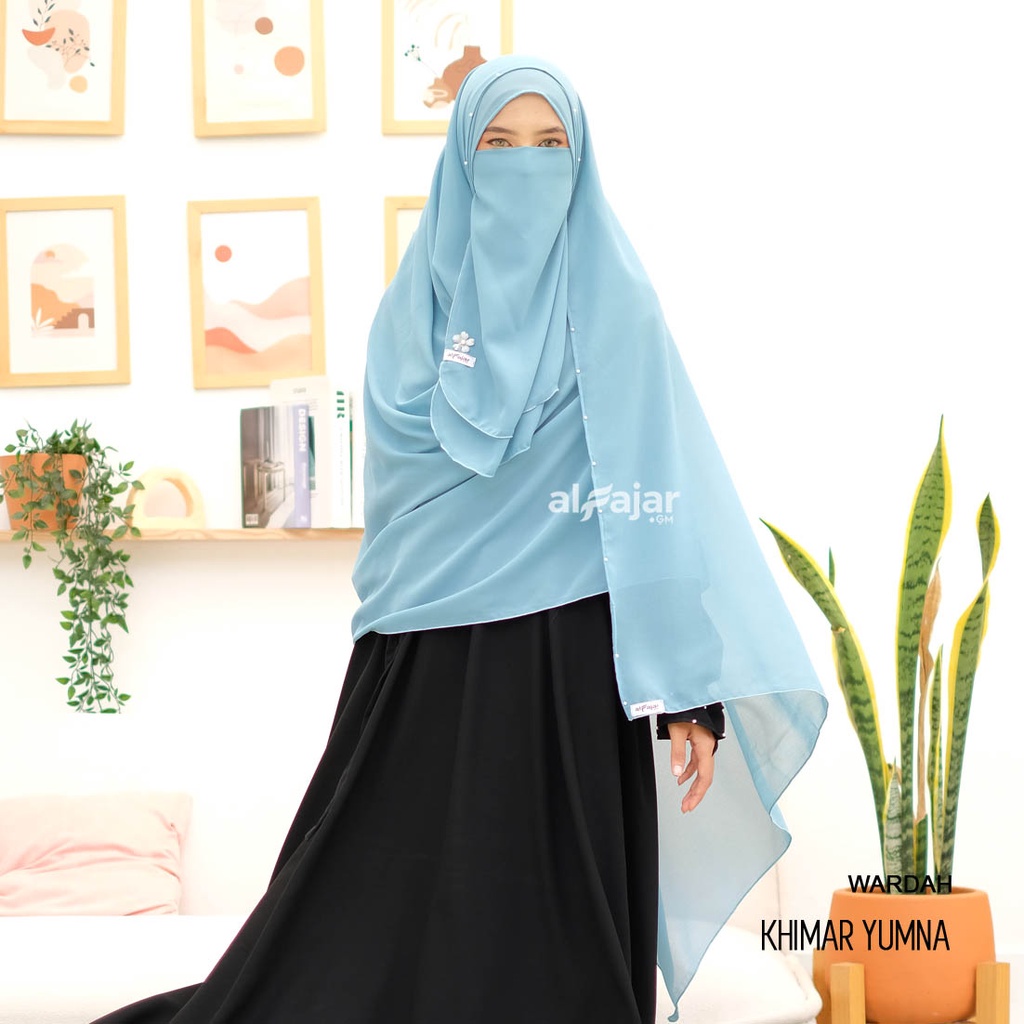 Jilbab Pasmina Instan Ceruty Babydoll Yumna by Alfajar Free Cadar