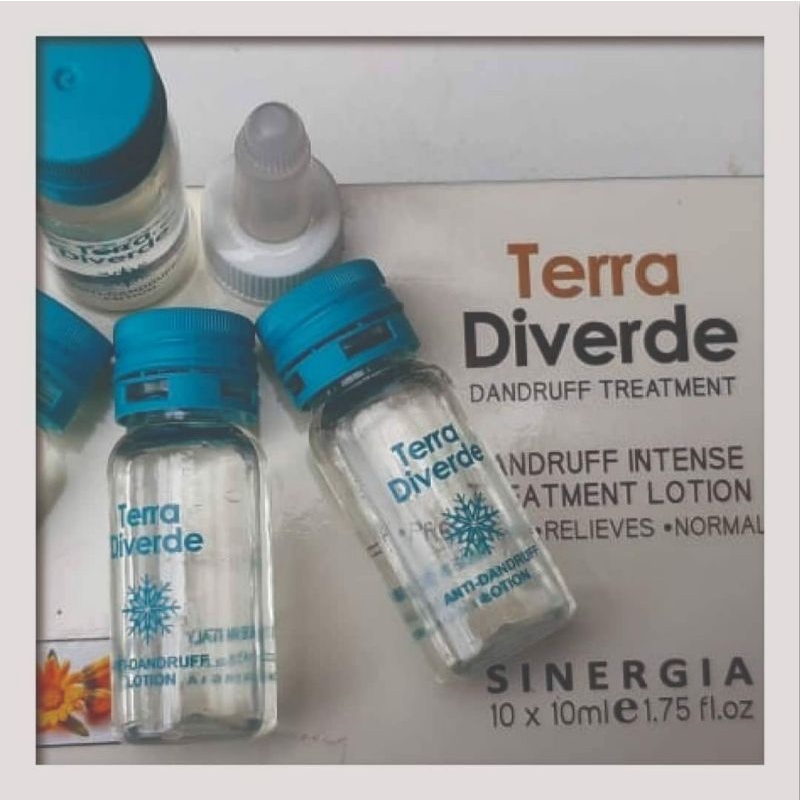 [ECER 1PCS] SINERGIA TERRA DIVERDE Dandruff Intense Treatment Lotion 10ml | Anti Ketombe