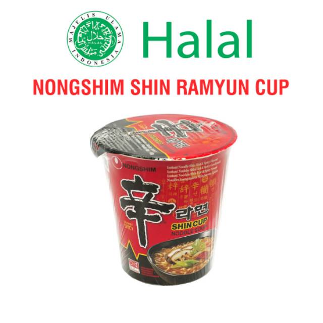 

MIE INSTAN NONGSHIM SHIN RAMYUN CUP HALAL