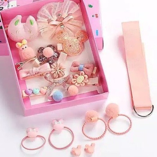 Medan Termurah best seller (box 18pcs) set pita rambut cantik anak perempuan import