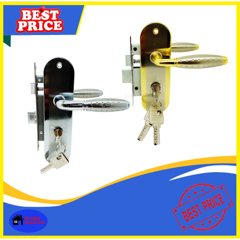 Kunci Pintu Sedang Set Handle Pintu M7 Warlock