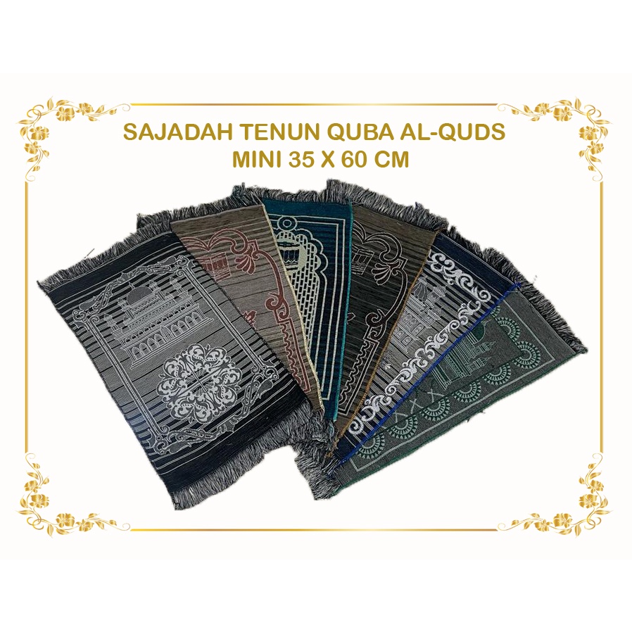 SAJADAH TENUN KEPALA QUBA 35 X 60 CM