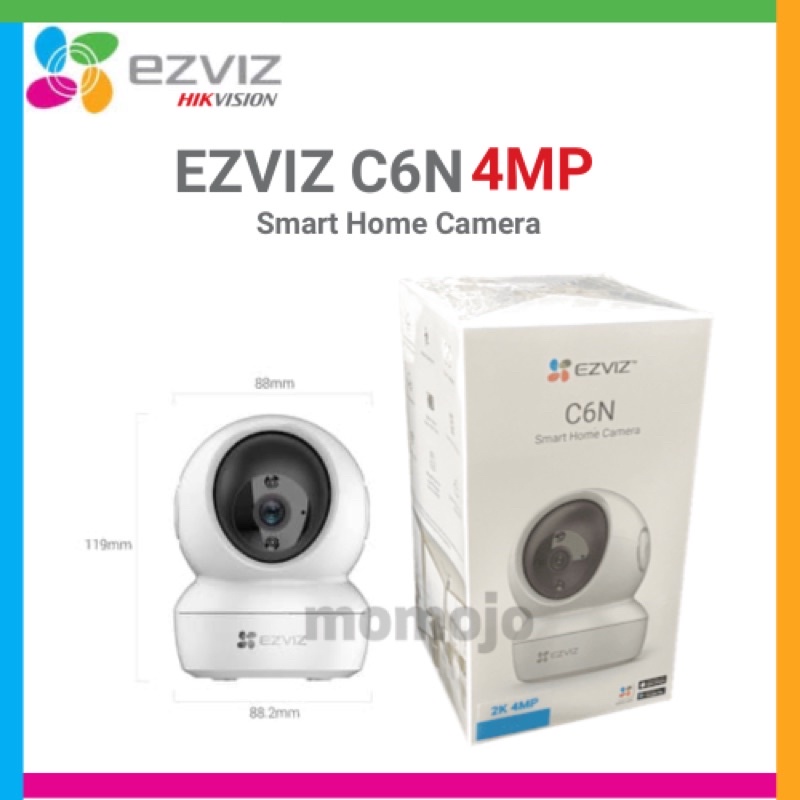 EZVIZ C6N 4MP 2K PRO WIRELESS CCTV H265 SMART WIFI PAN &amp; TILT IP CAM