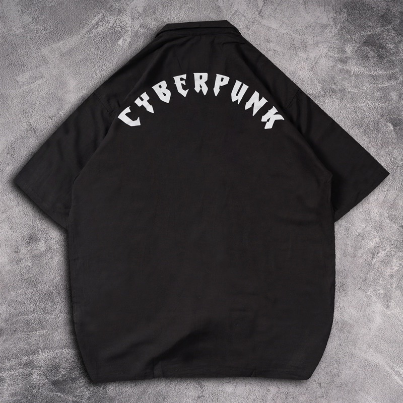 [N00856] Kemeja Distro Full Print Motif CYBERPUNK XXX