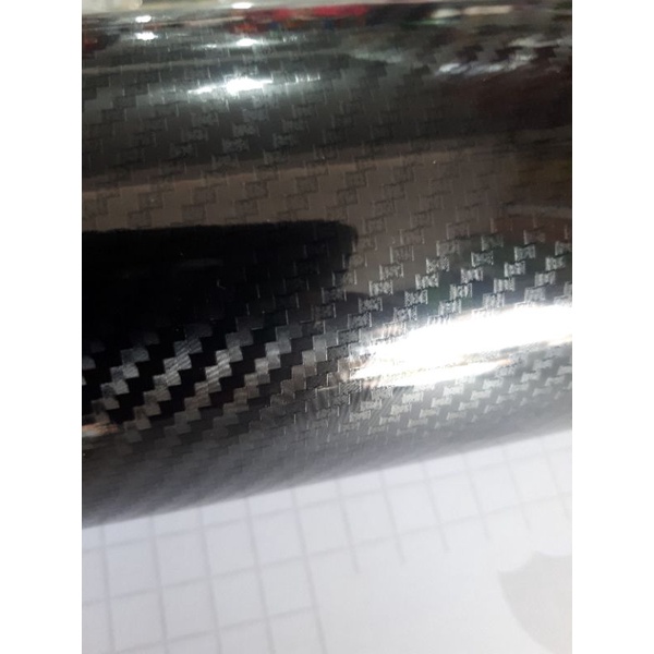 SKOTLET WARPING BODY MOTOR DAN MOBIL STIKER SKOTLET CARBON 5D INFINITY 45CM X 1METER