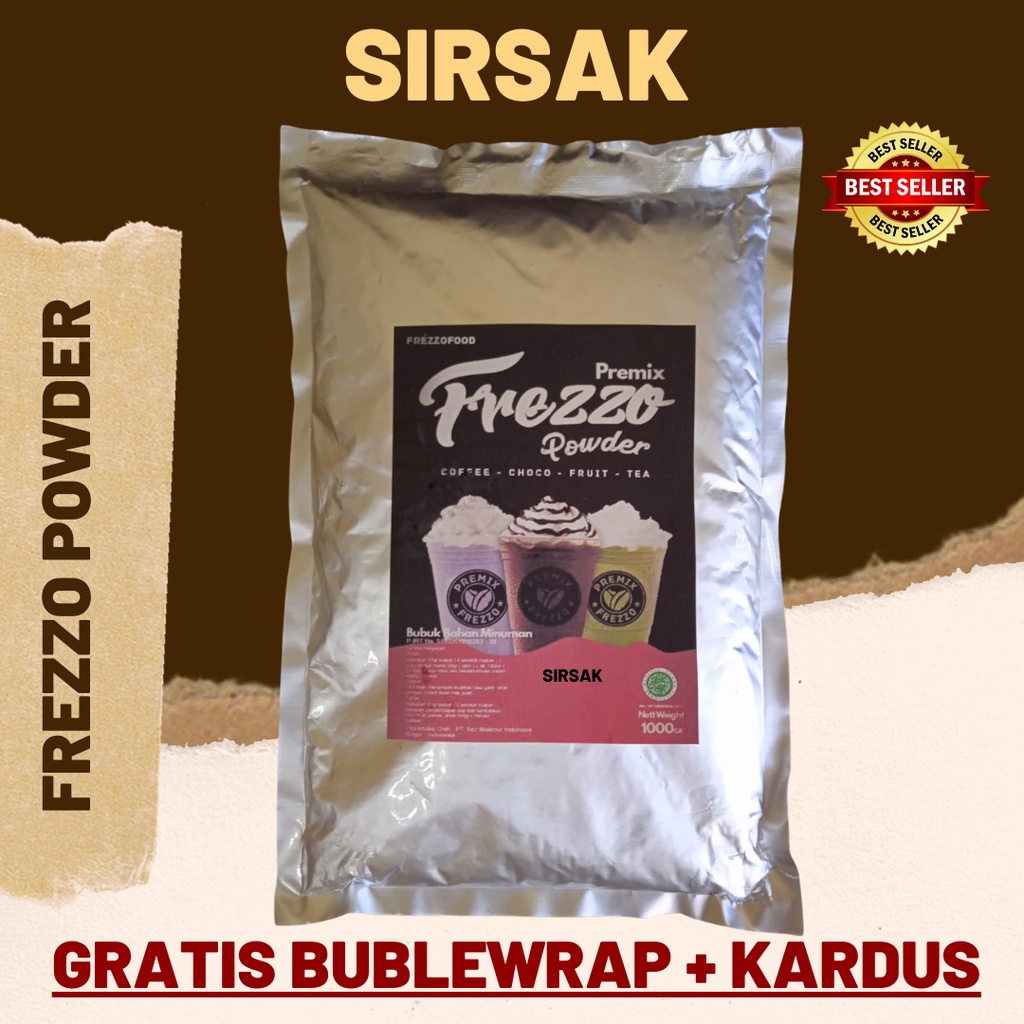 1 KG FREZZO POWDER RASA SIRSAK | BUBUK MINUMAN RASA | POWDER DRINK | BOBA BROWN SUGAR |