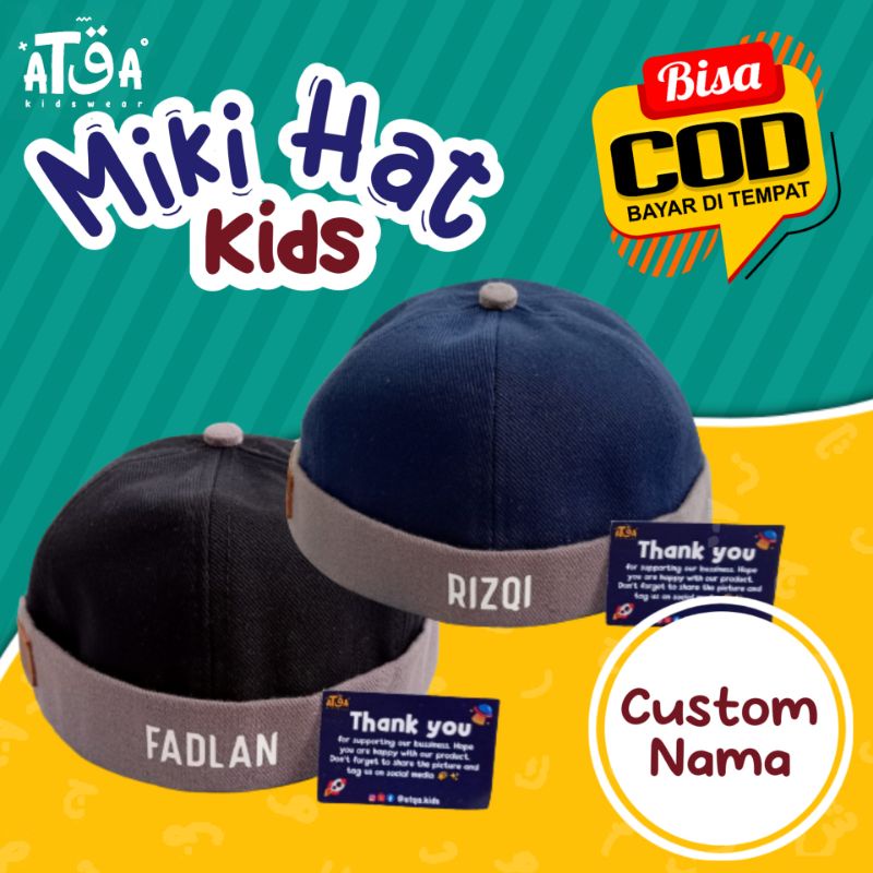 PECI TOPI ANAK/PECI MIKI HAT ANAK/PECI ANAK DUA WARNA