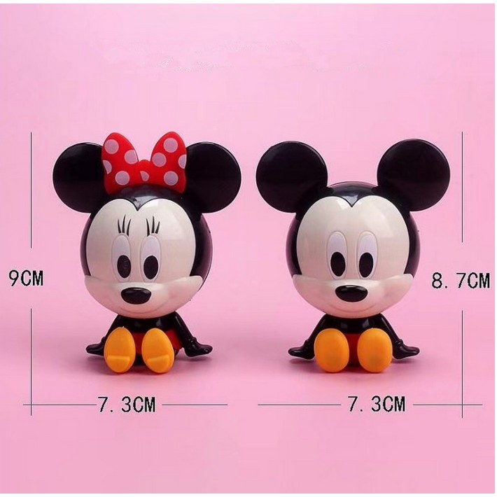 Topper Kue Desain Kartun Mickey Minnie Mouse Untuk Dekorasi