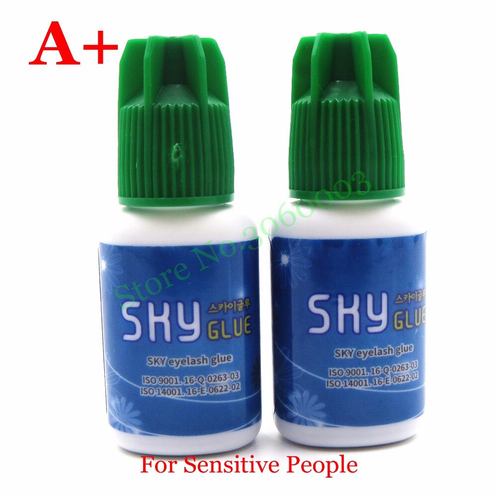 Sky glue cap green / hijau lem bulumata tanam eyelash extension glue