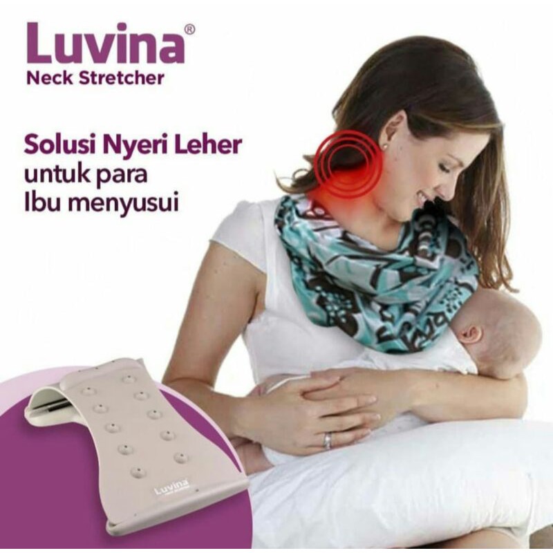 Luvina Nect Stretcher / Alat Terapi Nyeri Leher, Saraf Terjepit &amp; Vertigo