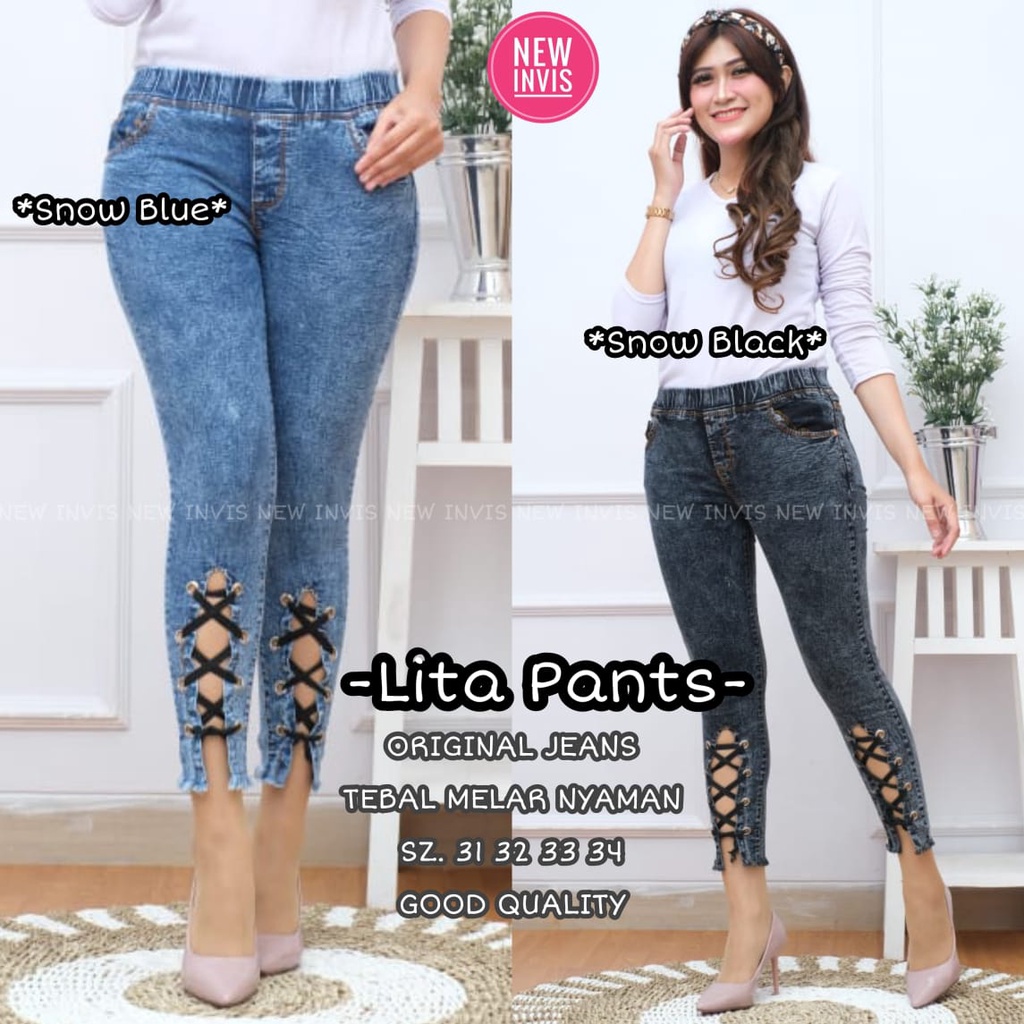 CELANA PANJANG WANITA/LITA PANTS ORIGINAL JEANS/CELANA PANJANG WANITA