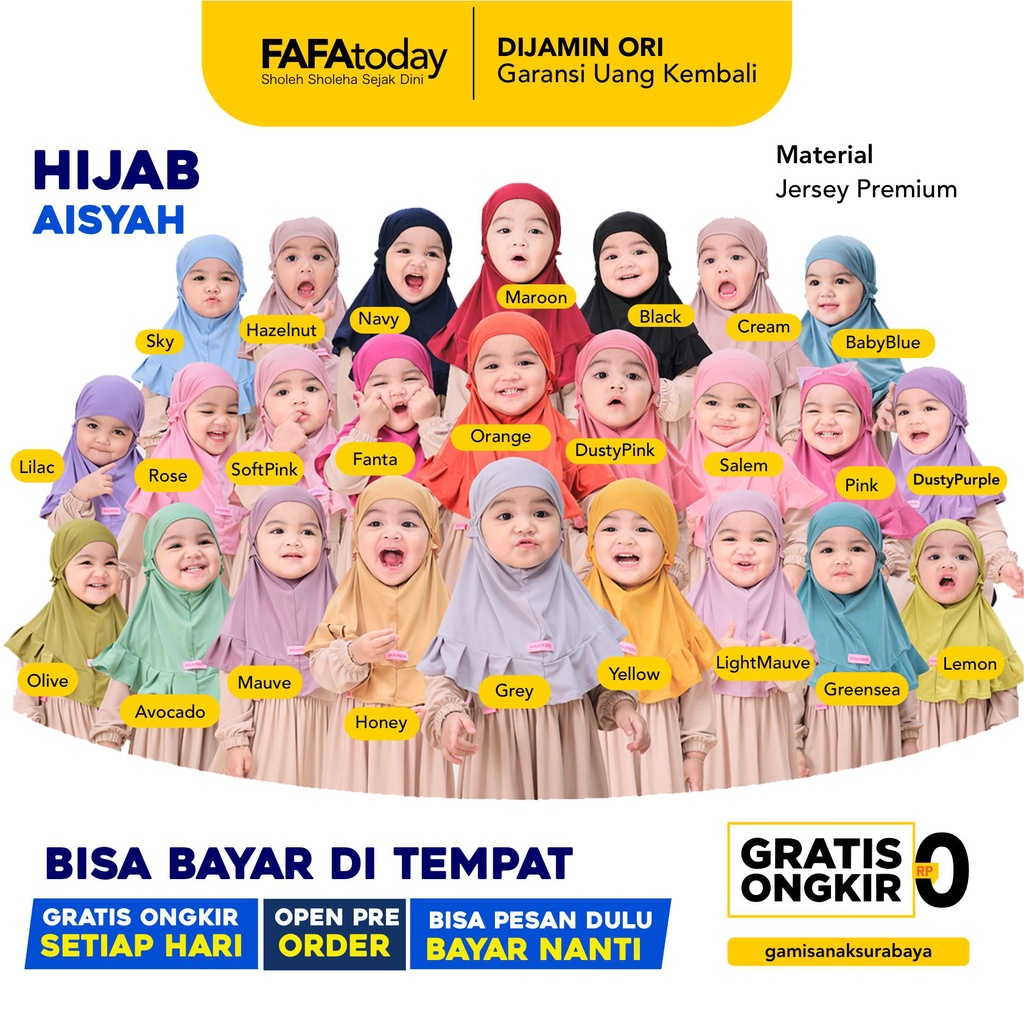 KHAIREEN Hijab Anak Aisyah