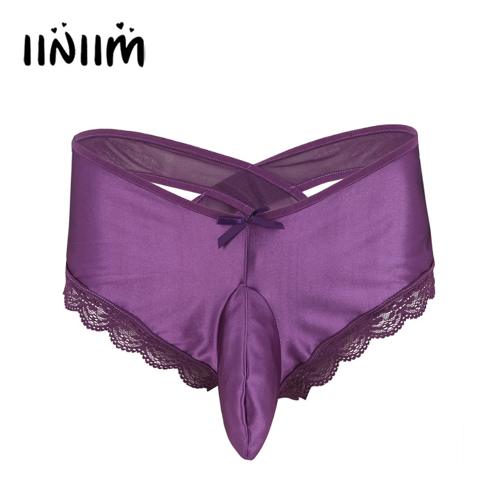 INDORETAIL | Pria Pakaian Dalam Wanita Celana Dalam Seksi Renda Bunga Kembali Secara
