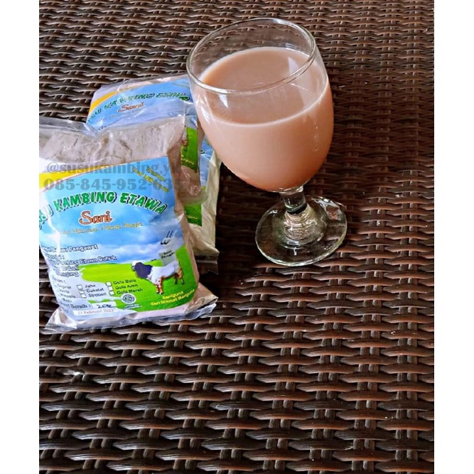 

Susu kambing etawa bubuk rasa coklat 200gram