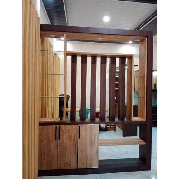 BACKDROPTV // PARTISI MINIMALIS // PARTISI CUSTOM HPL TACO // PENYEKAT RUANGAN  MINIMALIS // LARI HI