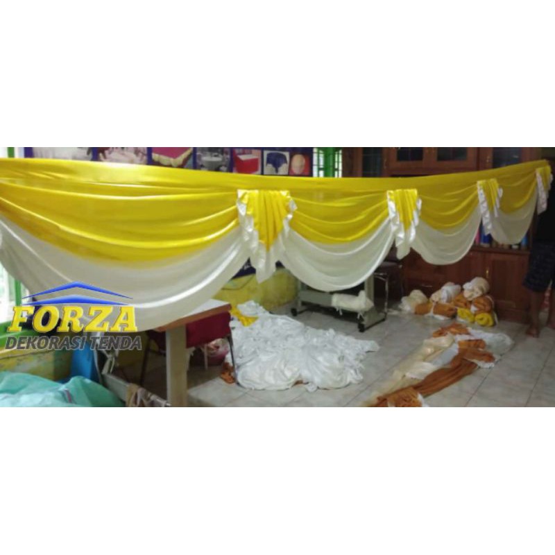 Rumbai Tenda Dekorasi / Poni Tenda Model Terbaru