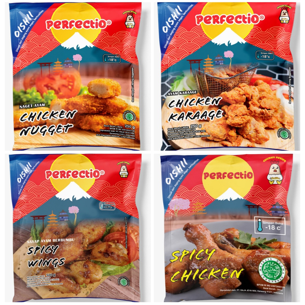 

Nugget - Karage - Spicy WIngs -Spicy Chicken PERFECTIO 500gr