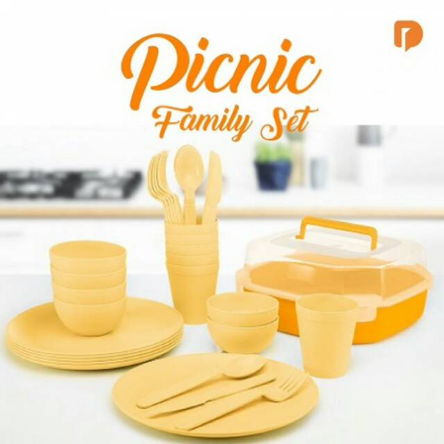 MURAAHH Picnic Family Set  perlengkapan  dapur perabotan 