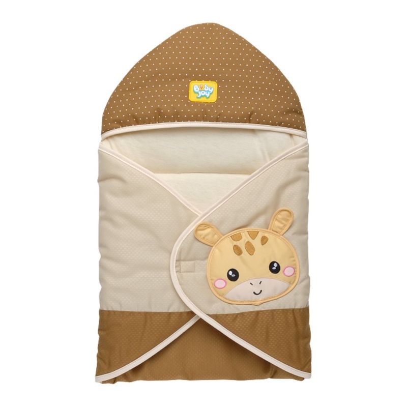 Baby joy selimut bayi topi/blanket baby girrafe series