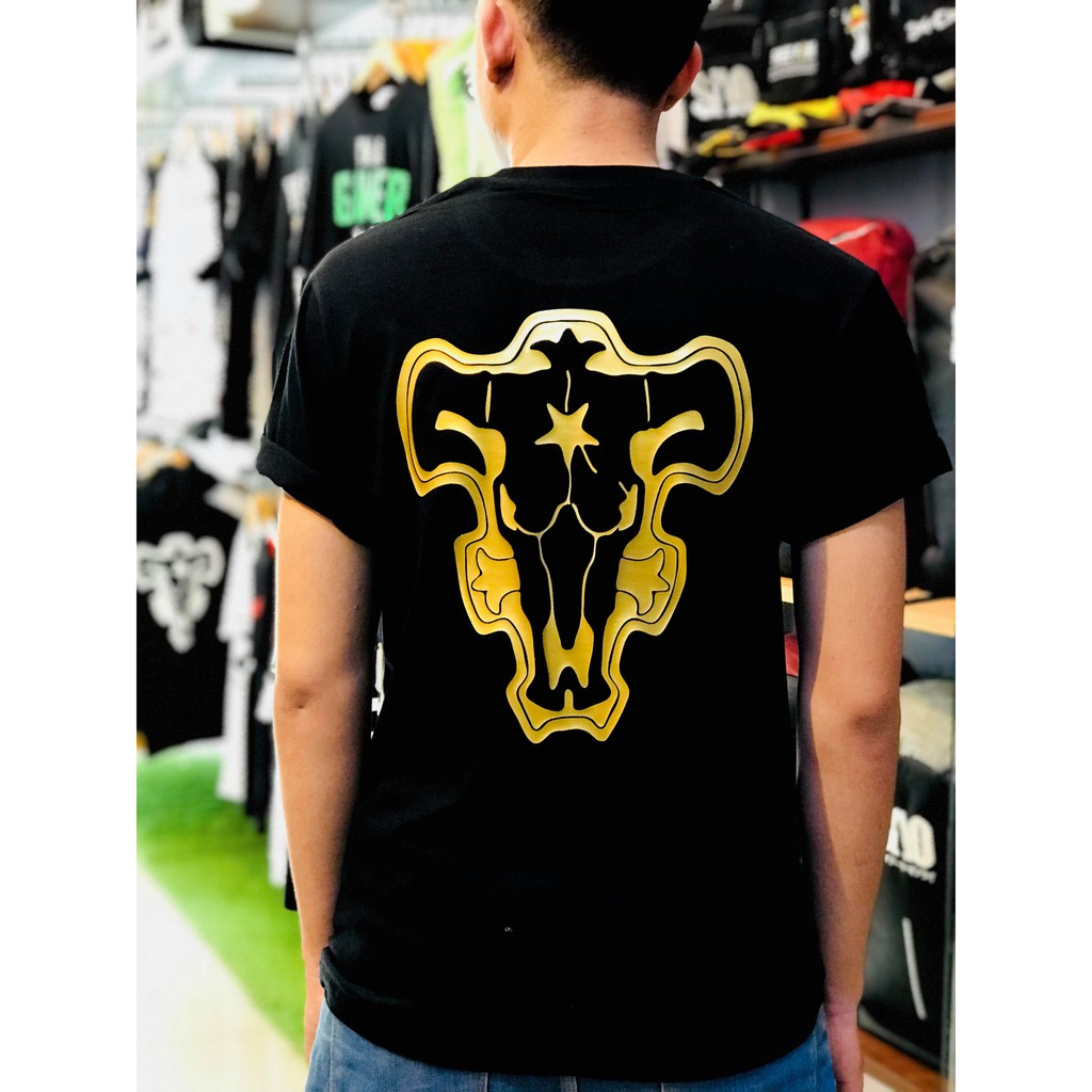 Tshirt BlackBull Black Clover Gold