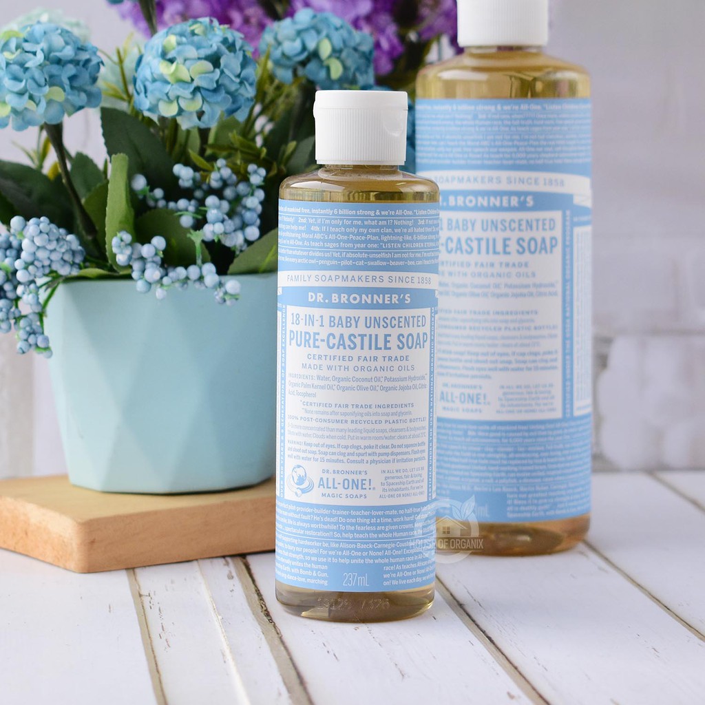 Dr. Bronner's Magic Soaps baby mild unscented 237ml