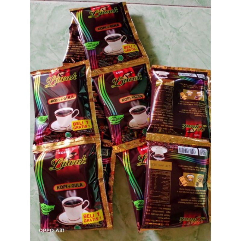 

Kopi Luwak Kopi Plus Gula 10sachet x 25gr