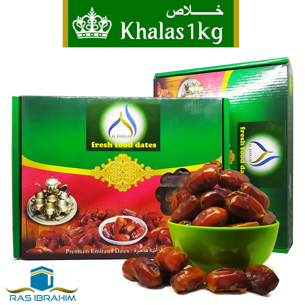 

Kurma Khalas 1kg Premium Albarkah Oleh Oleh Haji
