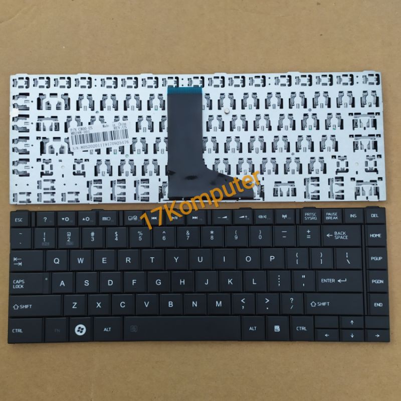 Keyboard Toshiba C840 C800 DC840D M805 L800 L805 L830 NON FRAME