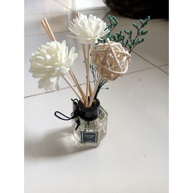 G8A Parfum Ruangan Kamar Rattan Reed Diffuser ZUOHE Hampers Sidang Wisuda Souvenir Rattan Sticks 50ml - Z203