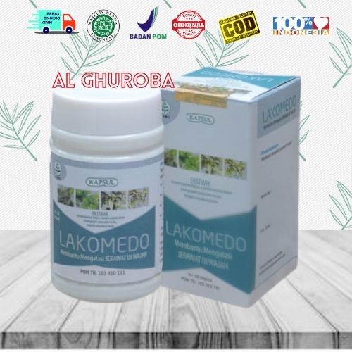 Kapsul Lakomedo Obat Herbal untuk Jerawat berlebih ISI 60 KAPSUL | BPOM | ORIGINAL