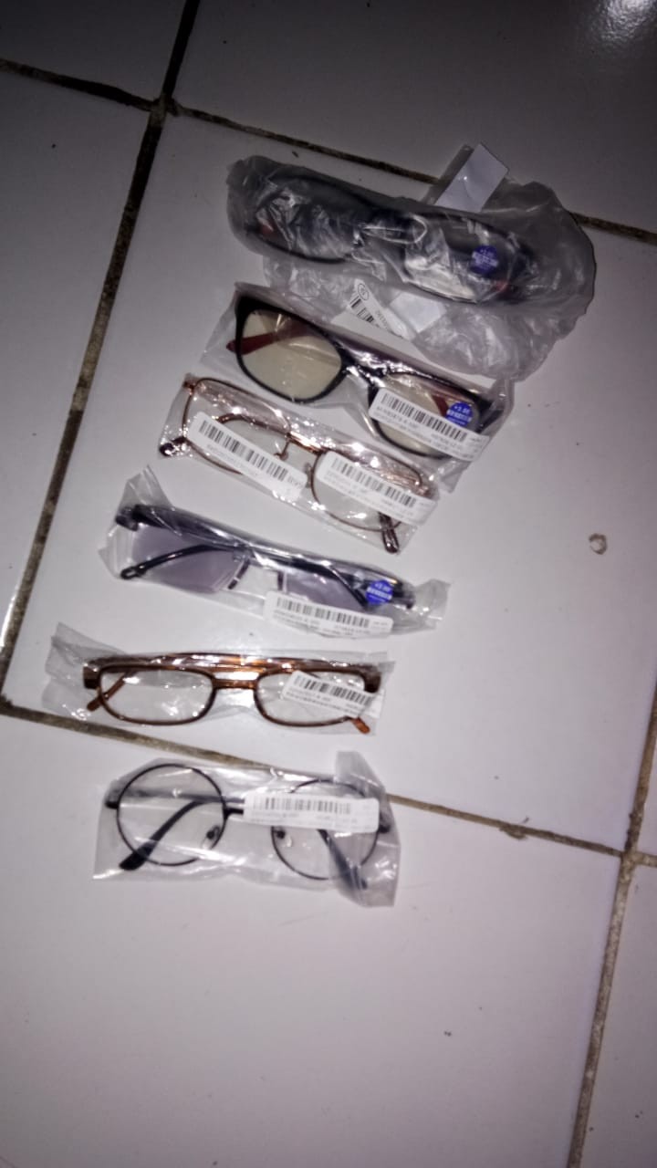 Okdeals Kacamata Baca Bingkai Kotak Ultra Ringan Bahan Resin+metal Untuk Pria/wanita