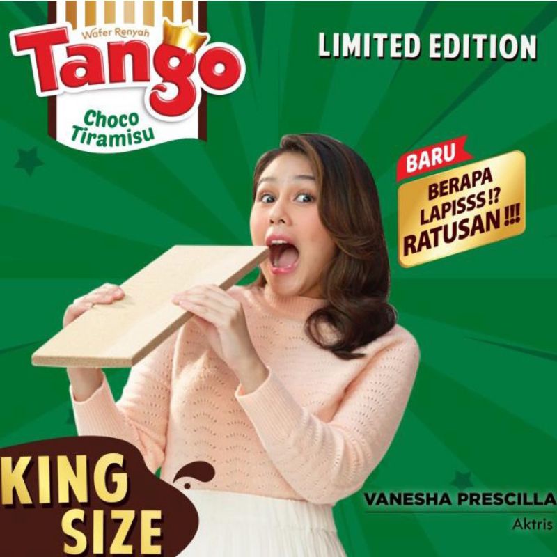 READY SIAP KIRIM Tango Wafer Choco Tiramisu King Size OT Limited Edition