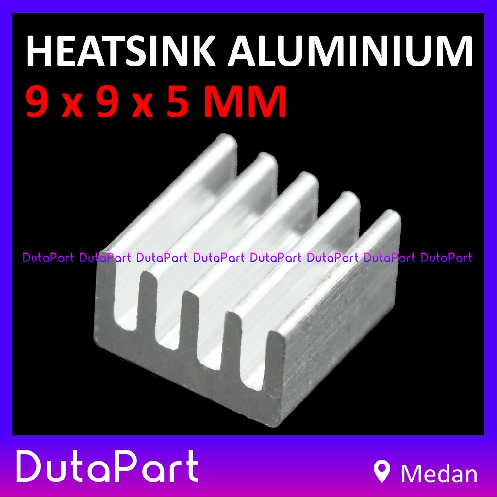 Heatsink Aluminium Pendingin 9x9x5mm 9*9*5mm 9x9x5 9*9*5 mm Heat Sink