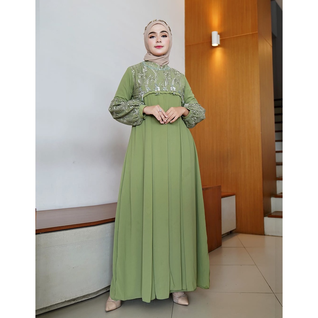 MQ GAMIS MIA MUTIARA CERRUTY_GAMIS PAYET_GAMIS BORDIR_FASHION TERKINI_GAMIS NAURA_DRESS PESTA_GAMIS 