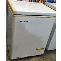 Chest Freezer Box MODENA MD 10 W, Kapasitas 100 Liter, 123 Watt, SECOND SIAP PAKAI, Bandung &amp; Sekitarnya.