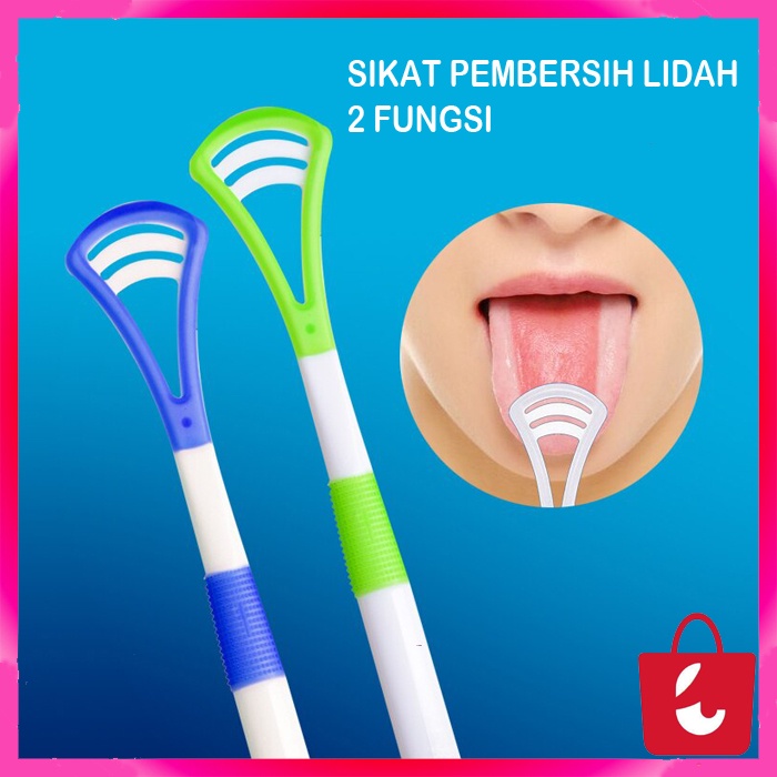 ✅ BISA COD Pembersih Lidah Tongue Sikat Lidah Mulut Dewasa Bayi 2 Fungsi Sikat Pembersih Kesehatan Mulut Sikat Gigi Perawatan Kebersihan Mulut Segar Gesekan Napas