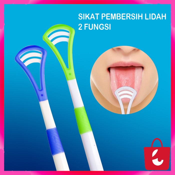 ✅ BISA COD Pembersih Lidah Tongue Sikat Lidah Mulut Dewasa Bayi 2 Fungsi Sikat Pembersih Kesehatan Mulut Sikat Gigi Perawatan Kebersihan Mulut Segar Gesekan Napas