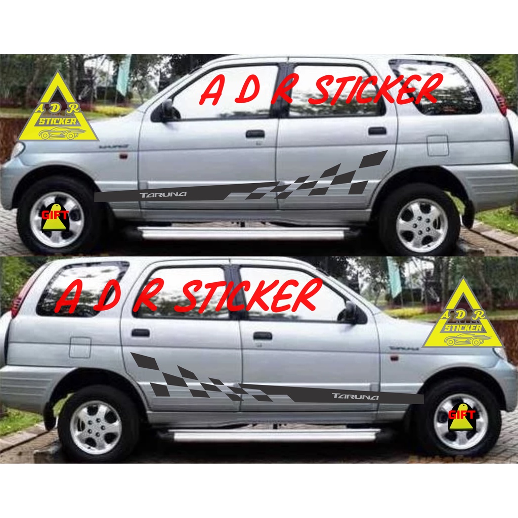 TERLARIS STICKER STIKER MOBIL TARUNA CUTTING STICKER MOBIL DAIHATSU TARUNA