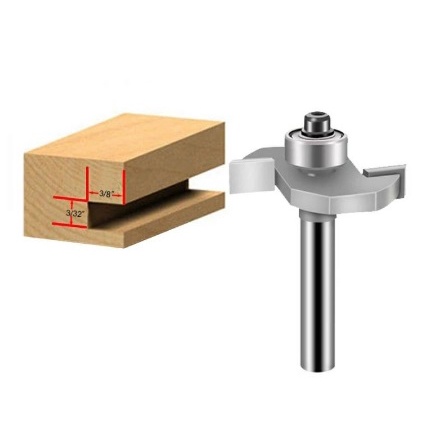 MATA ROUTER SLOTING BIT 1/4" x 6MM MODERN / SLOTING BIT / MATA PROFIL