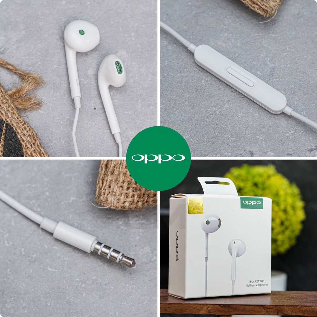 Handfree Oppo Original R19 Headset Oppo R19 Connector Aux HF Oppo Original