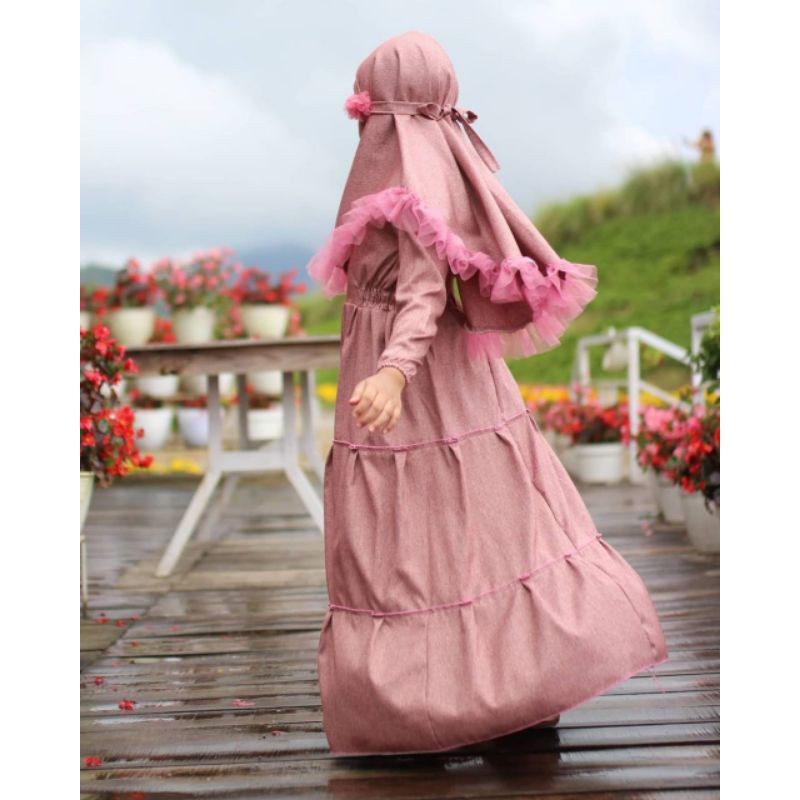 READY STOK!! GAMIS REMPEL KATUN MADINAH