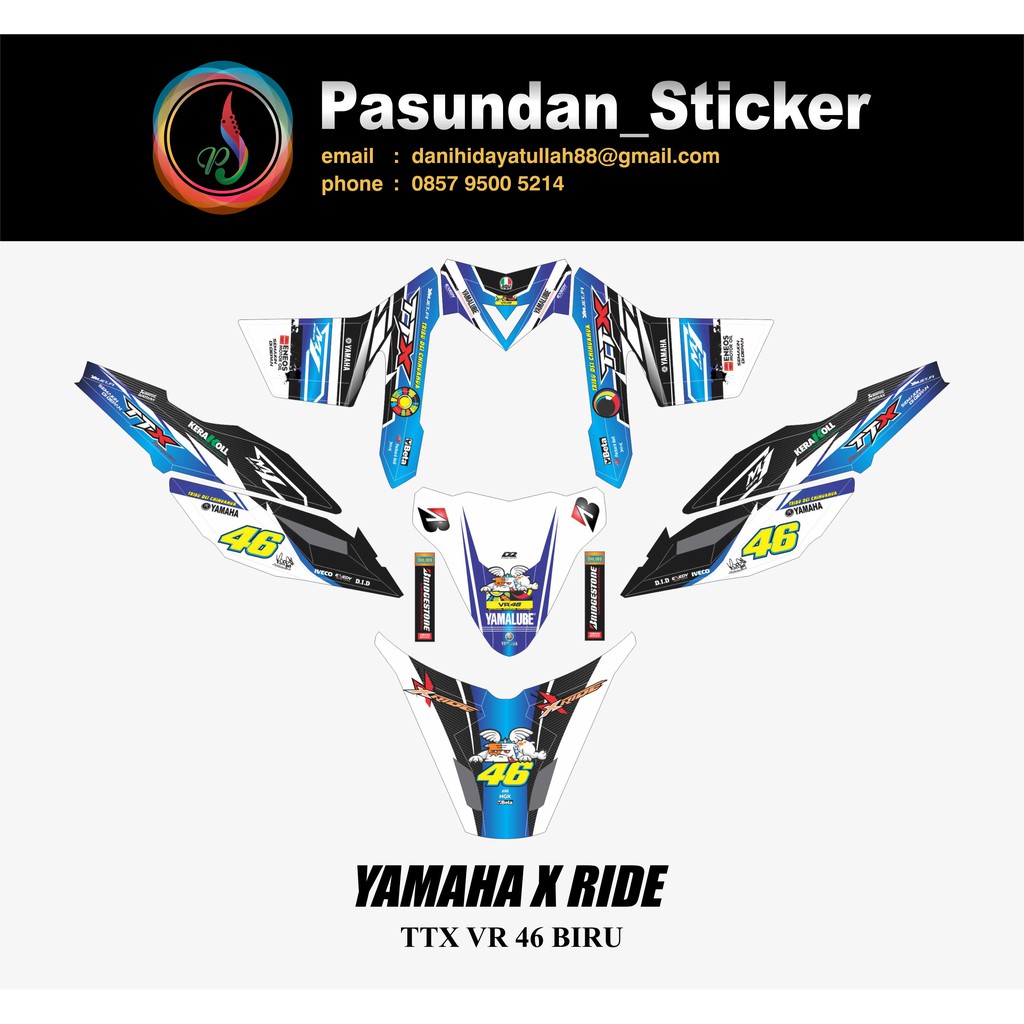 YAMAHA X RIDE TTX VR 46 BIRU