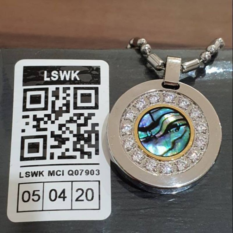 KALUNG MCI - Kalung LSW Shell Original 100% by MCI - KALUNG SEHAT (Produk Masih Segel box,berkode)