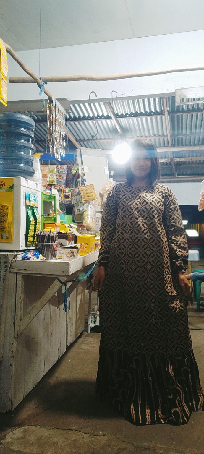 Gamis Batik Moderen. Gamis Batik Pekalongan