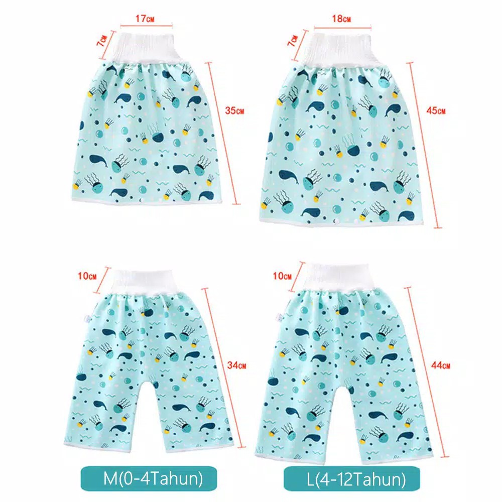 ROK CELANA POPOK BAYI/CLODI/POPOK BAHAN KAIN BAYI ANTI NGOMPOL/TOILET PANTS/TOILET TRAINING PANTS