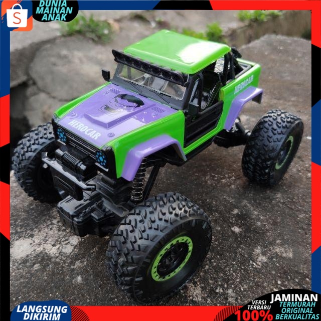 Mobil Remote control RC Rock Crawler  JEEP OFFROAD Avengers Superhero Car Radar Baterai Charger